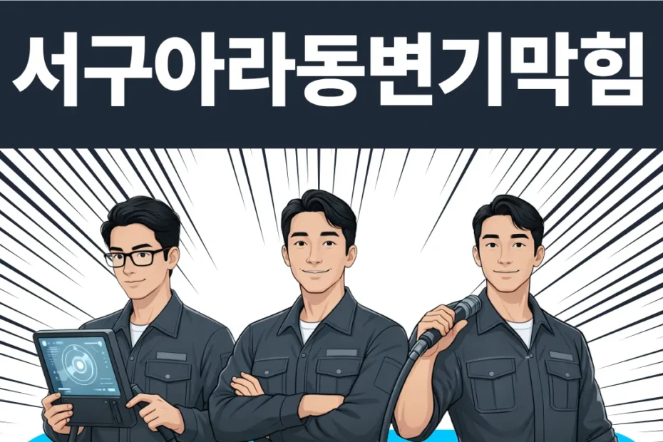 서구아라동변기막힘