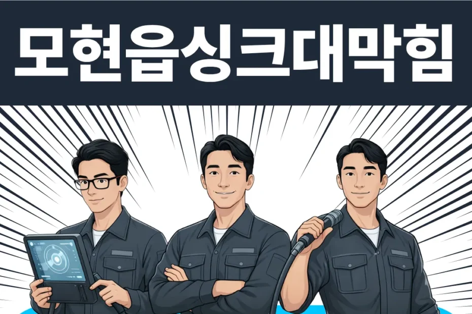 모현읍싱크대막힘