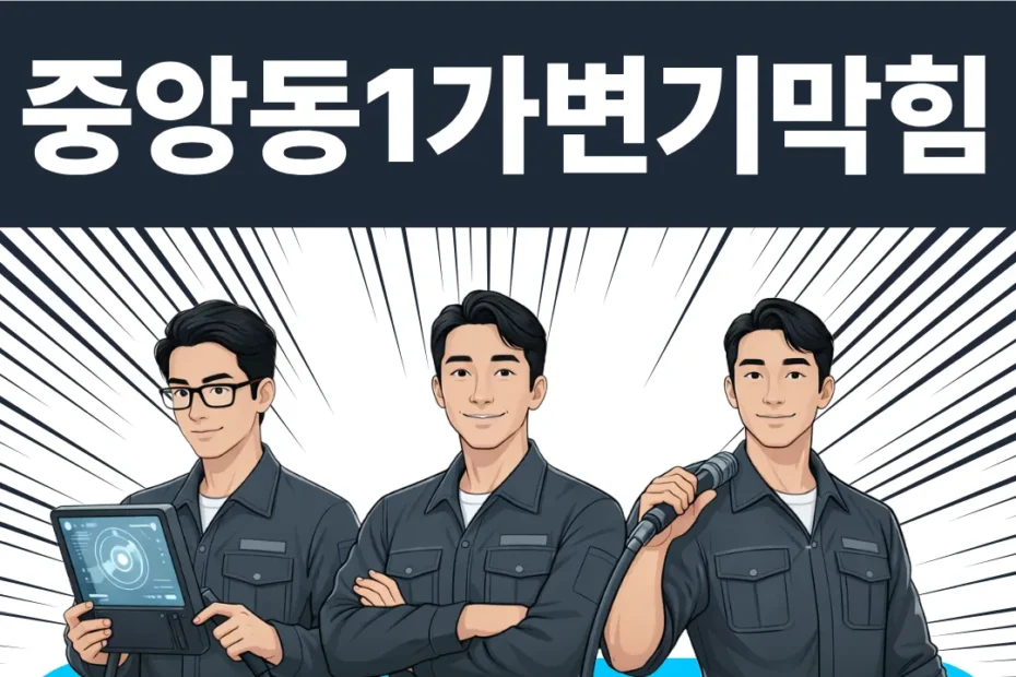 중앙동1가변기막힘