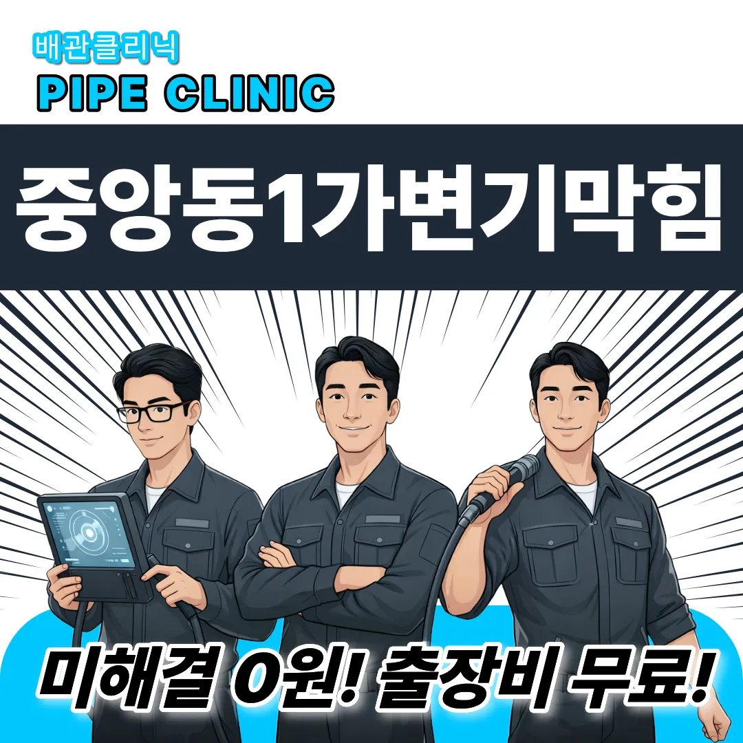 중앙동1가변기막힘