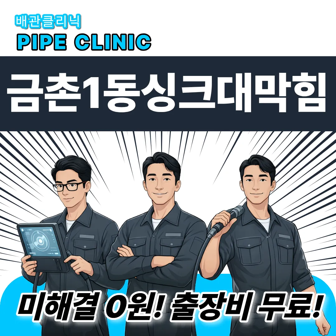 금촌1동싱크대막힘