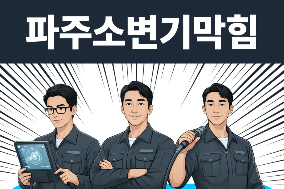 파주소변기막힘