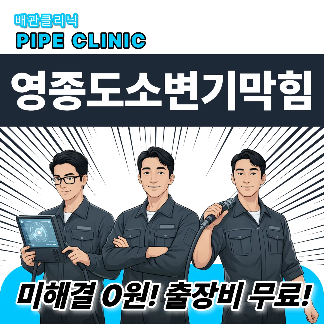 영종도소변기막힘