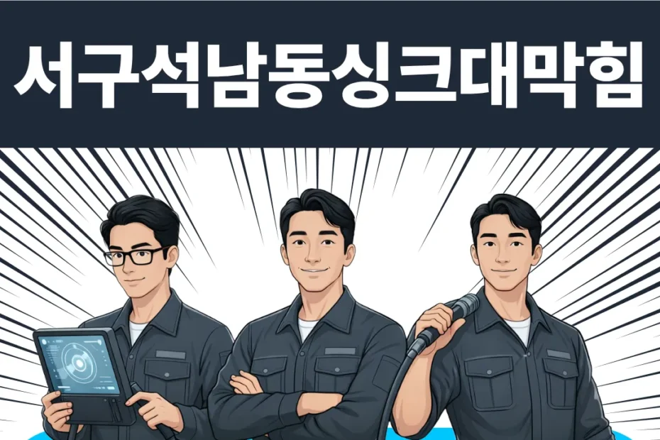 서구석남동싱크대막힘