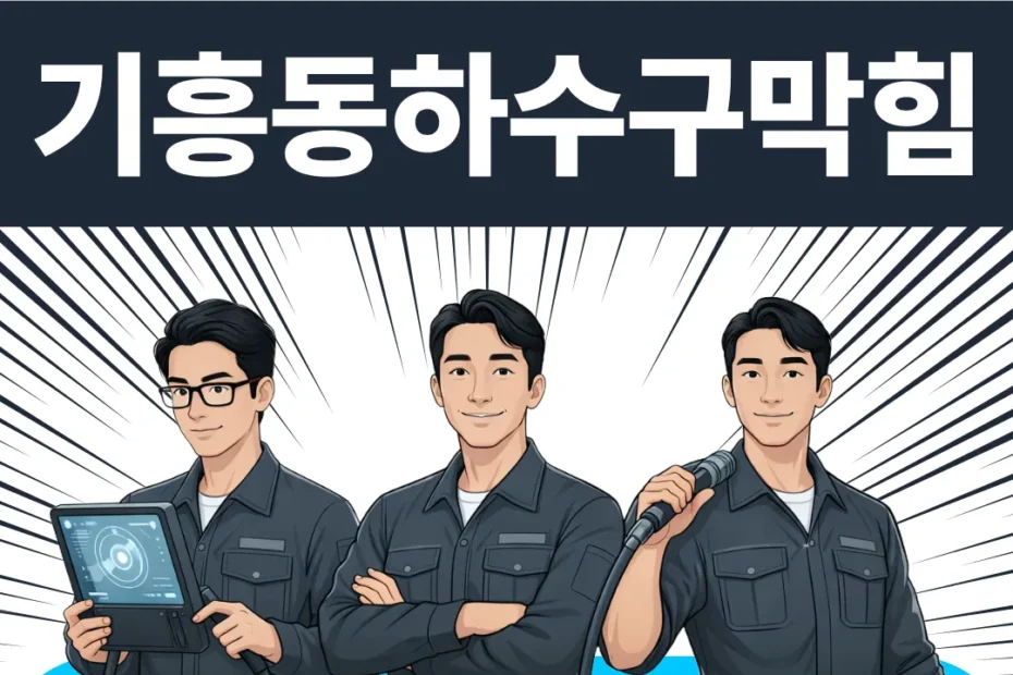 기흥동하수구막힘
