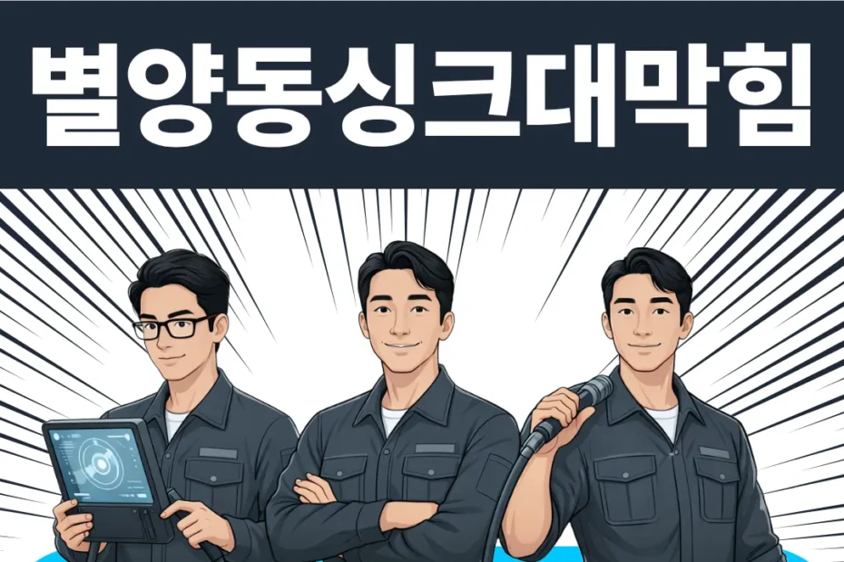 별양동싱크대막힘