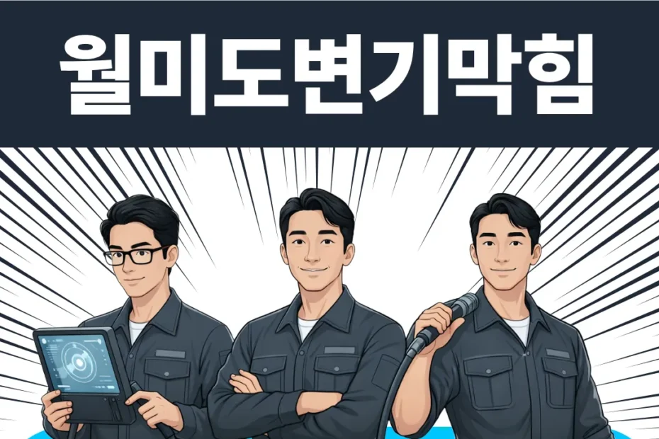 월미도변기막힘