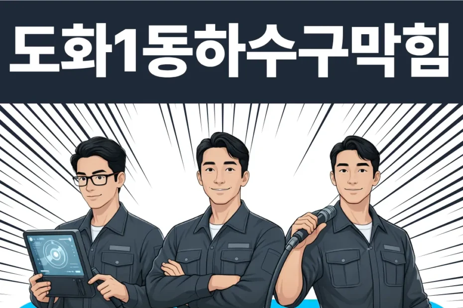 도화1동하수구막힘