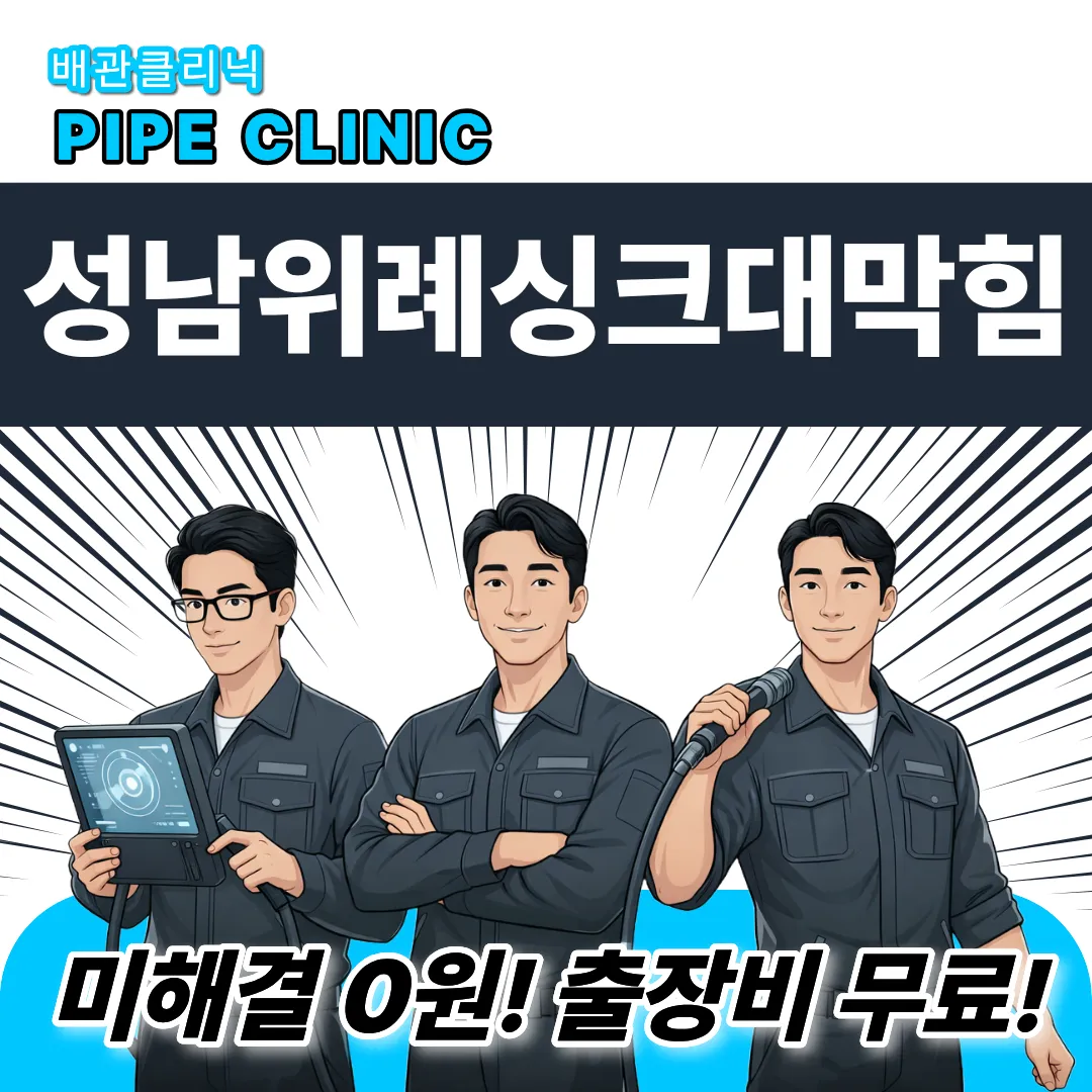 성남위례싱크대막힘