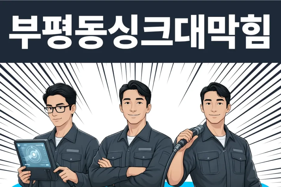부평동싱크대막힘