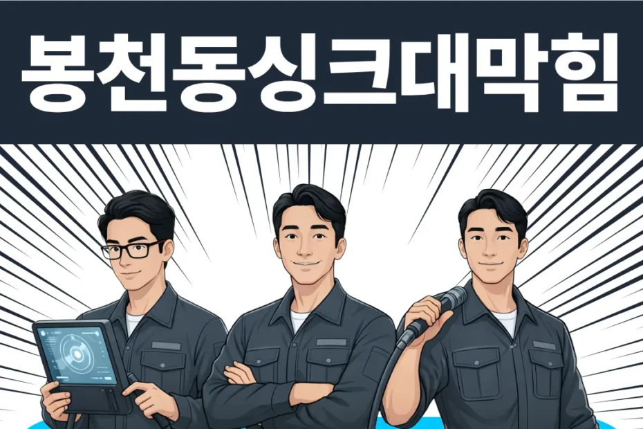 봉천동싱크대막힘