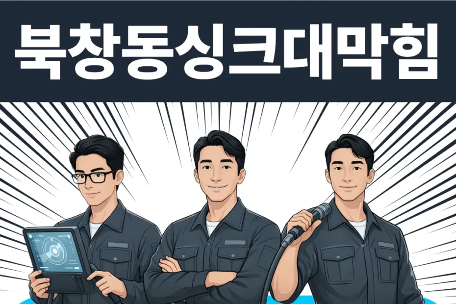 북창동싱크대막힘