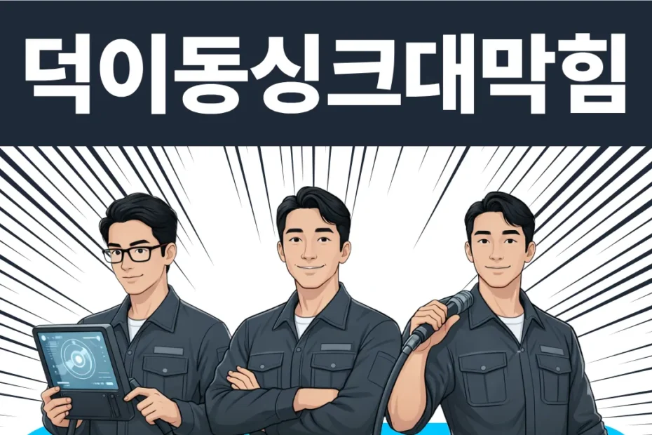 덕이동싱크대막힘