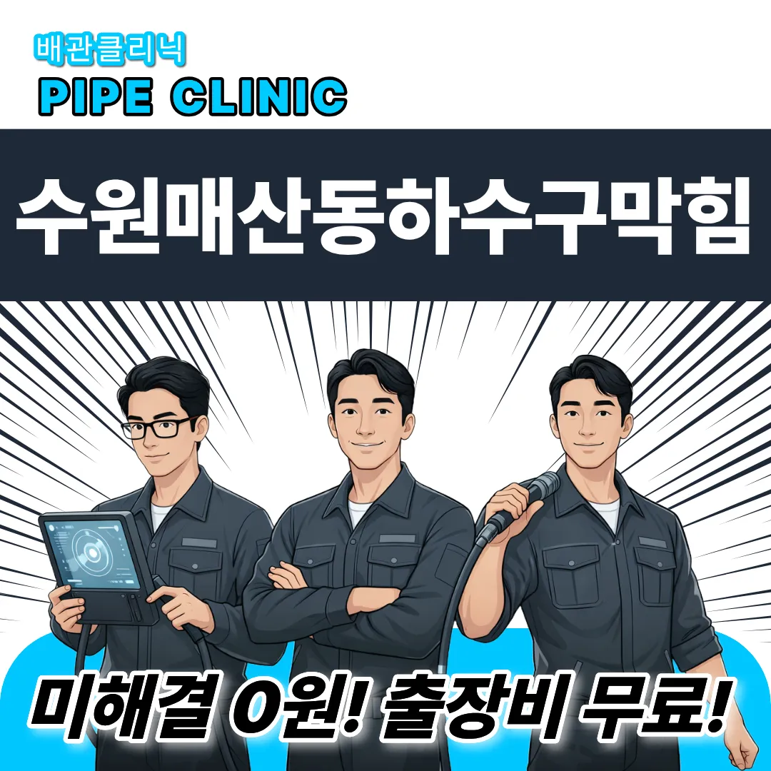 수원매산동하수구막힘