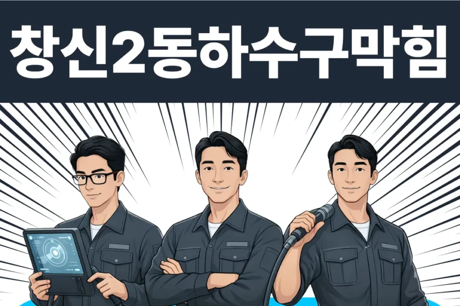 창신2동하수구막힘