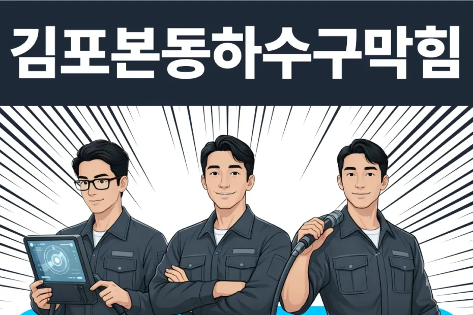 김포본동하수구막힘