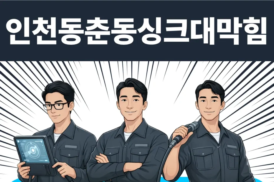 인천동춘동싱크대막힘