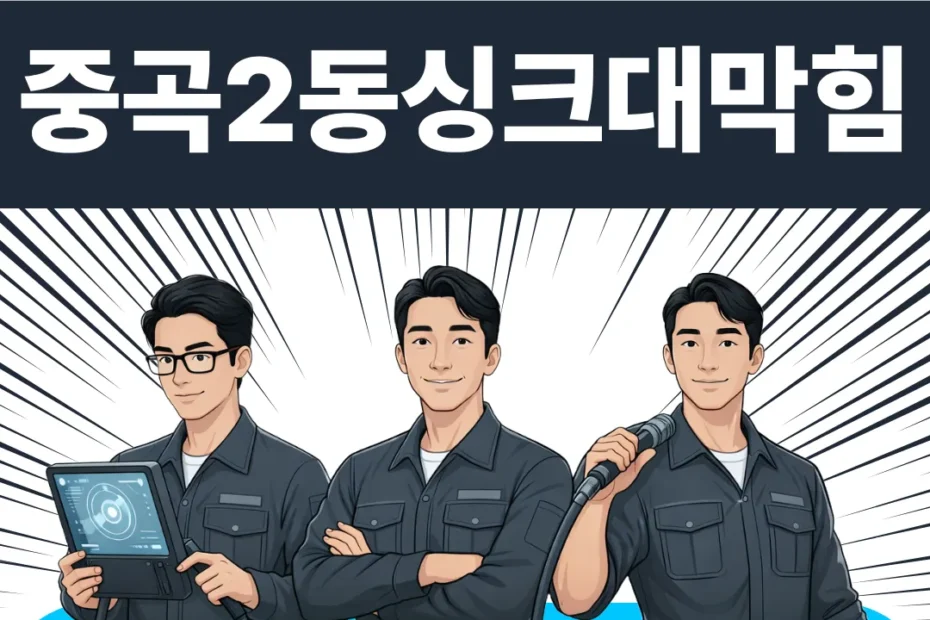 중곡2동싱크대막힘
