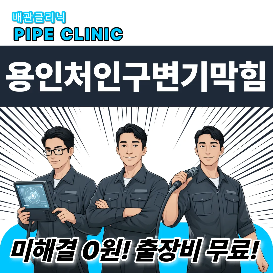 용인 처인구 변기막힘
