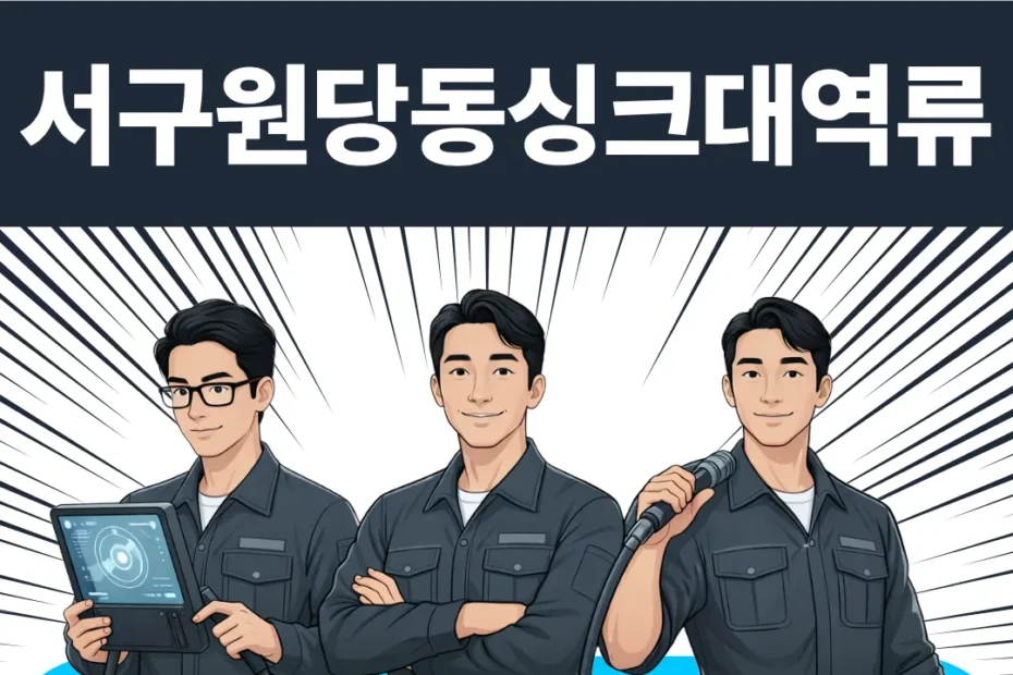 서구 원당동 싱크대역류