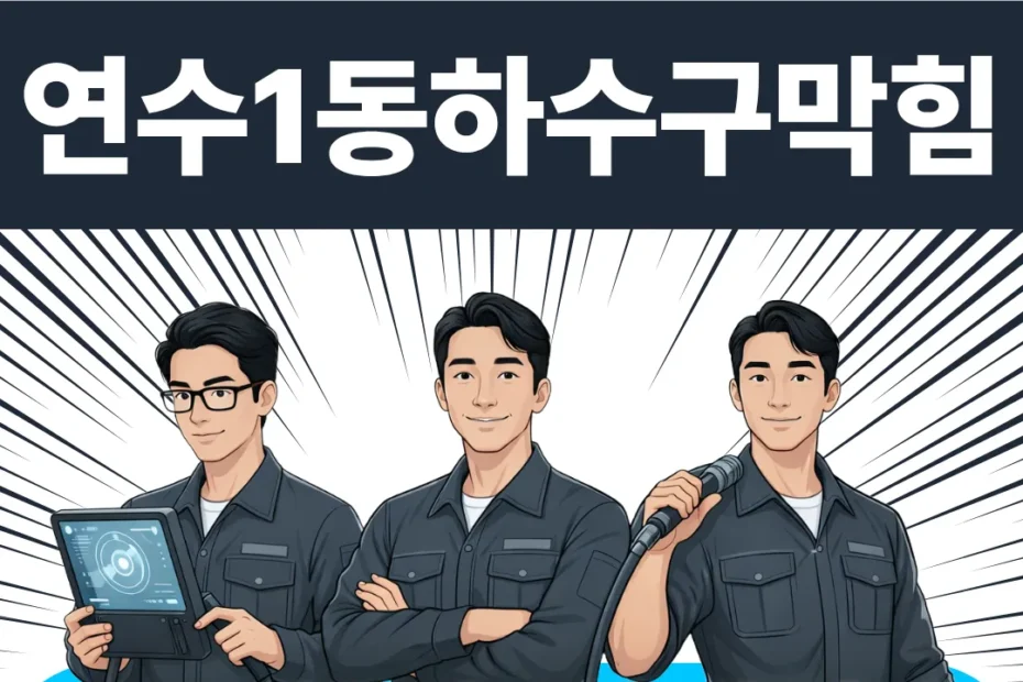 연수1동하수구막힘