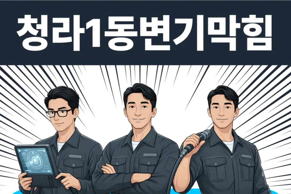 청라1동변기막힘