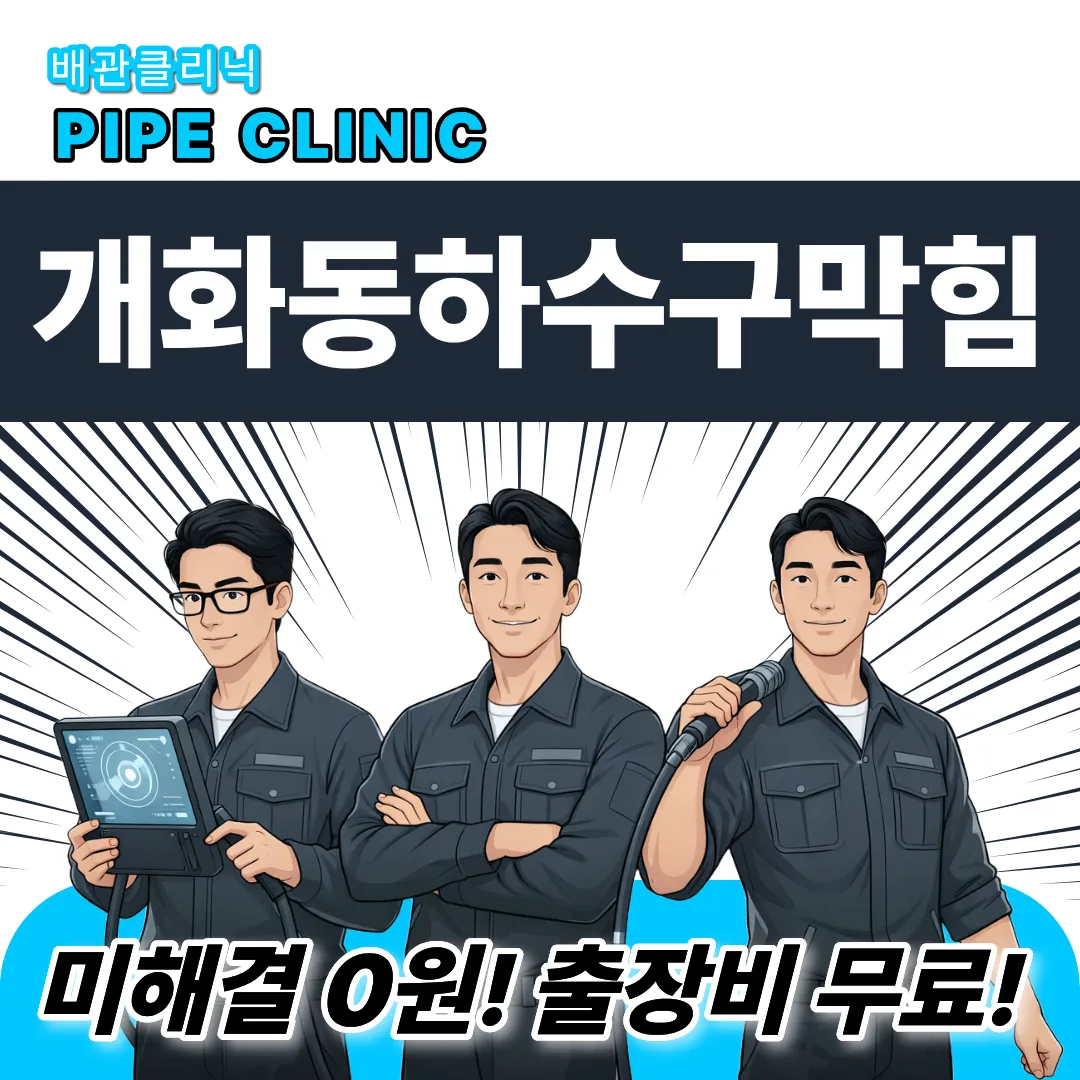 개화동하수구막힘