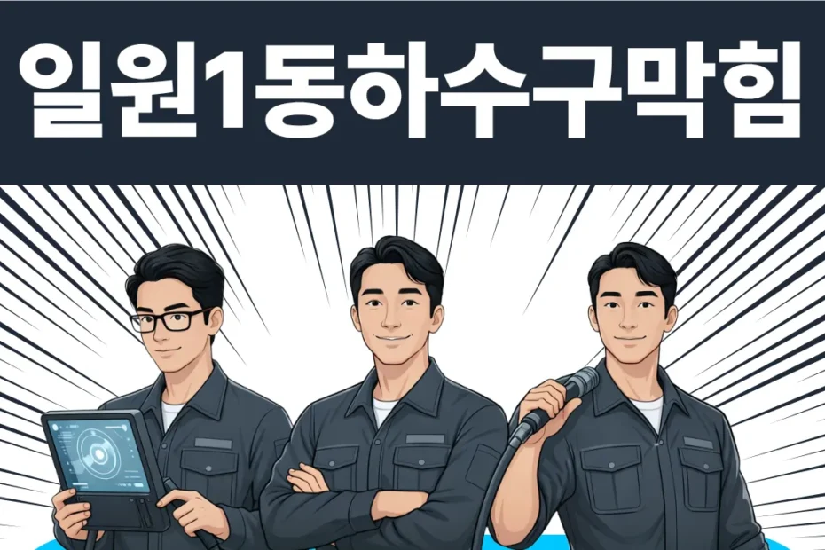 일원1동하수구막힘