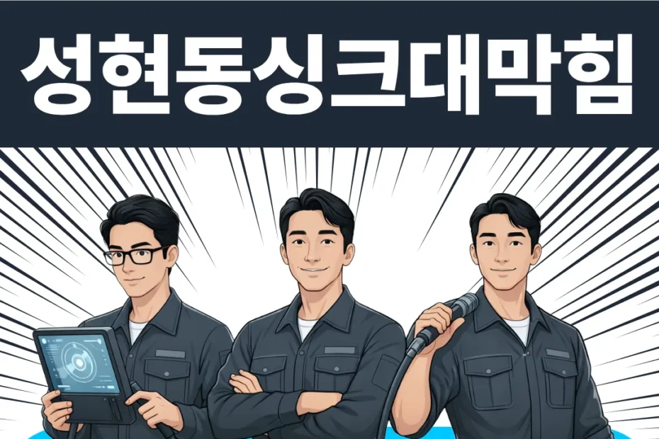 성현동싱크대막힘