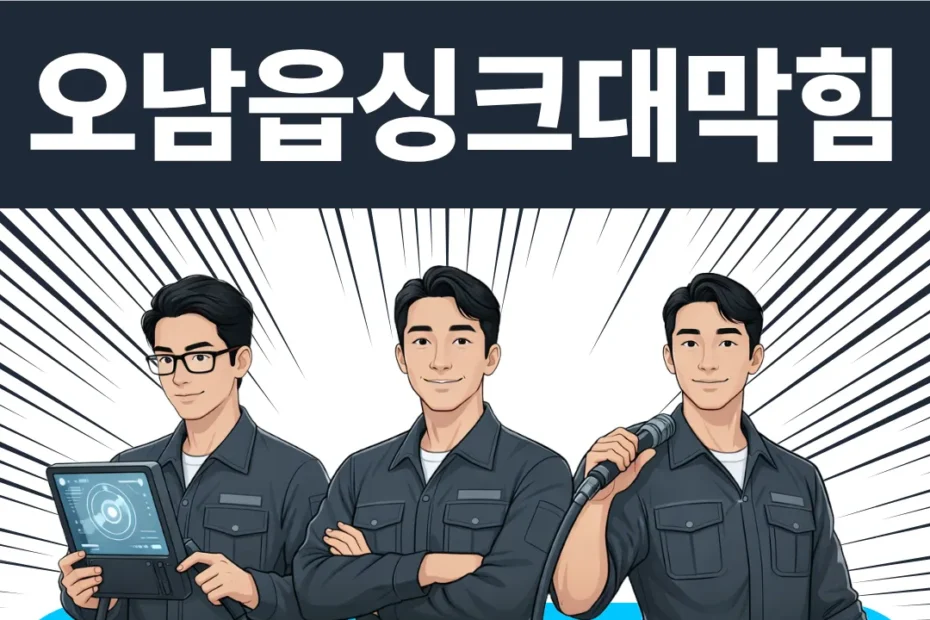 오남읍싱크대막힘