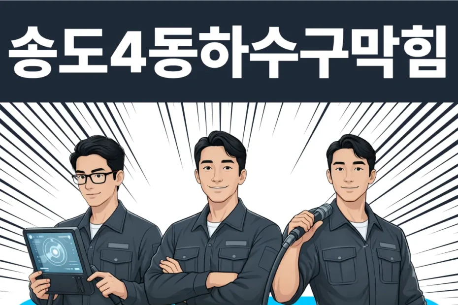 송도4동하수구막힘