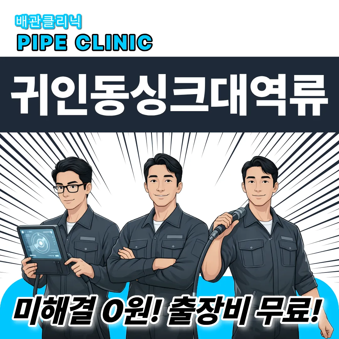 귀인동싱크대역류