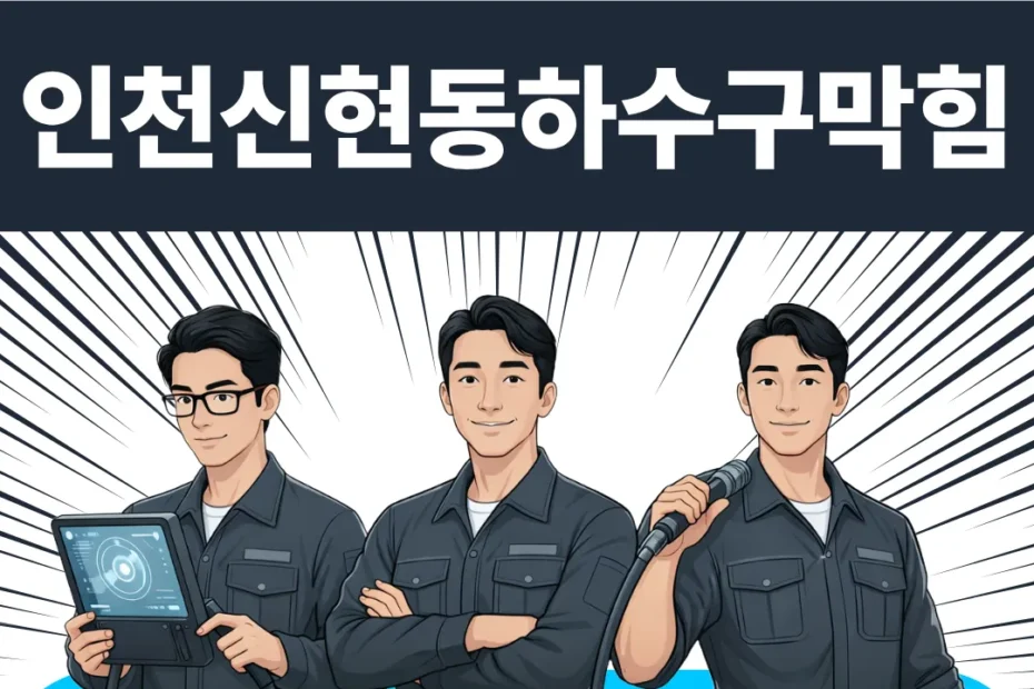 인천신현동하수구막힘