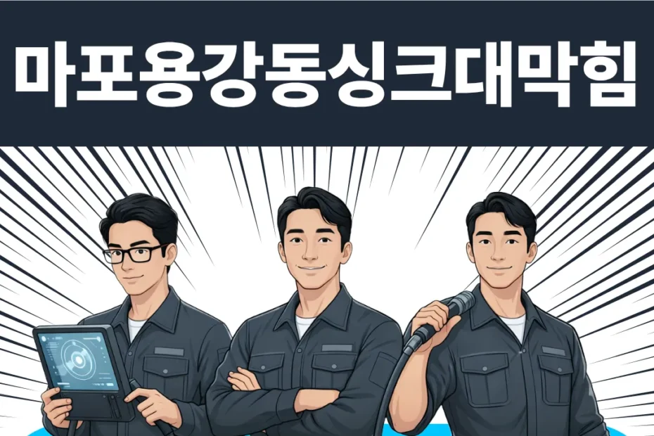 마포용강동싱크대막힘