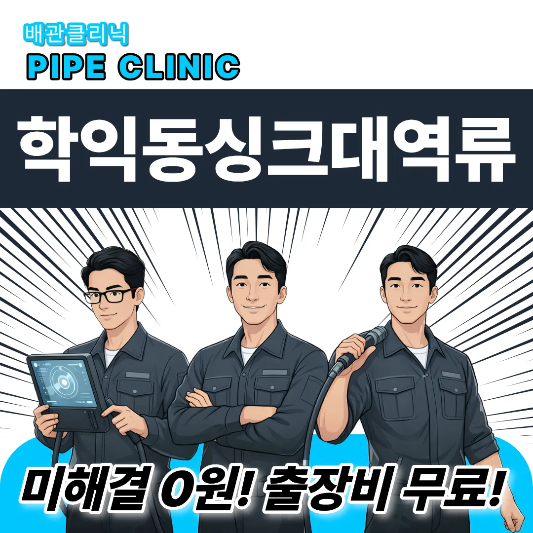 학익동 싱크대역류