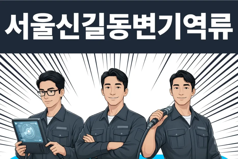서울 신길동 변기역류