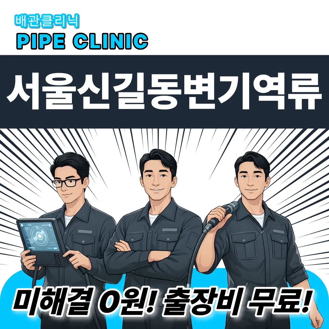 서울 신길동 변기역류