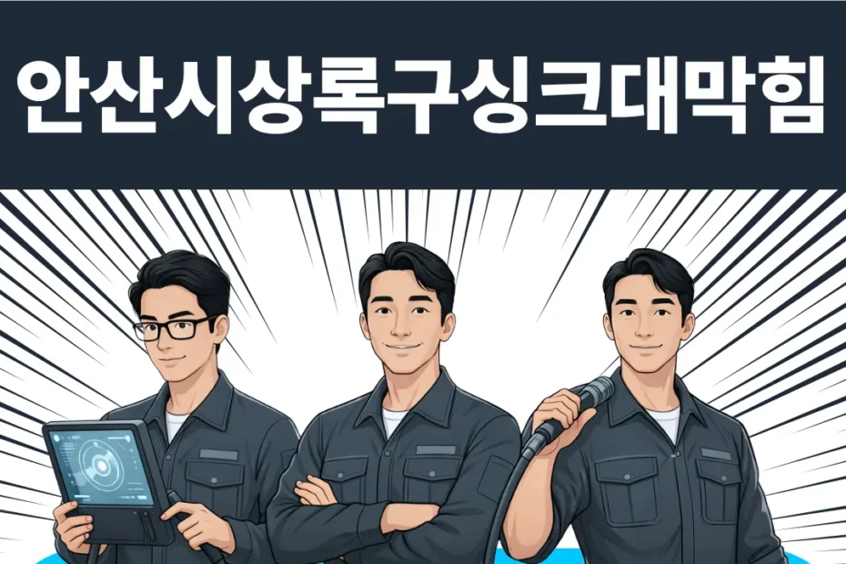안산시 상록구 싱크대막힘