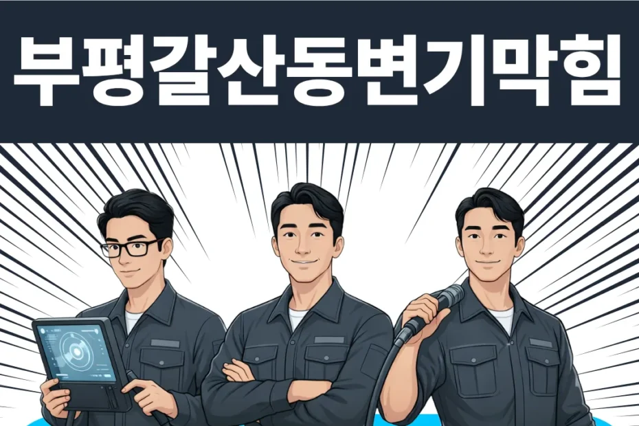 부평 갈산동 변기막힘