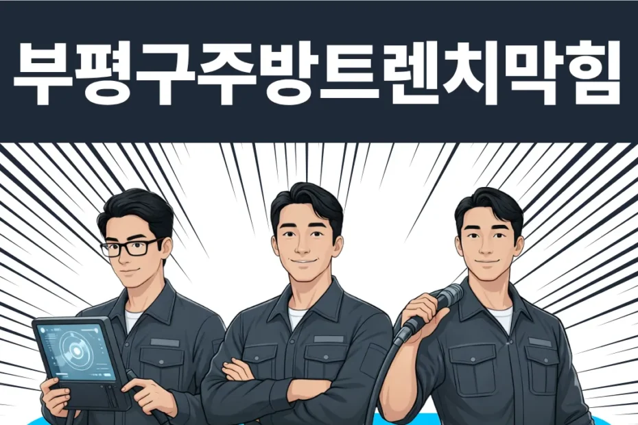 부평구 주방트렌치막힘