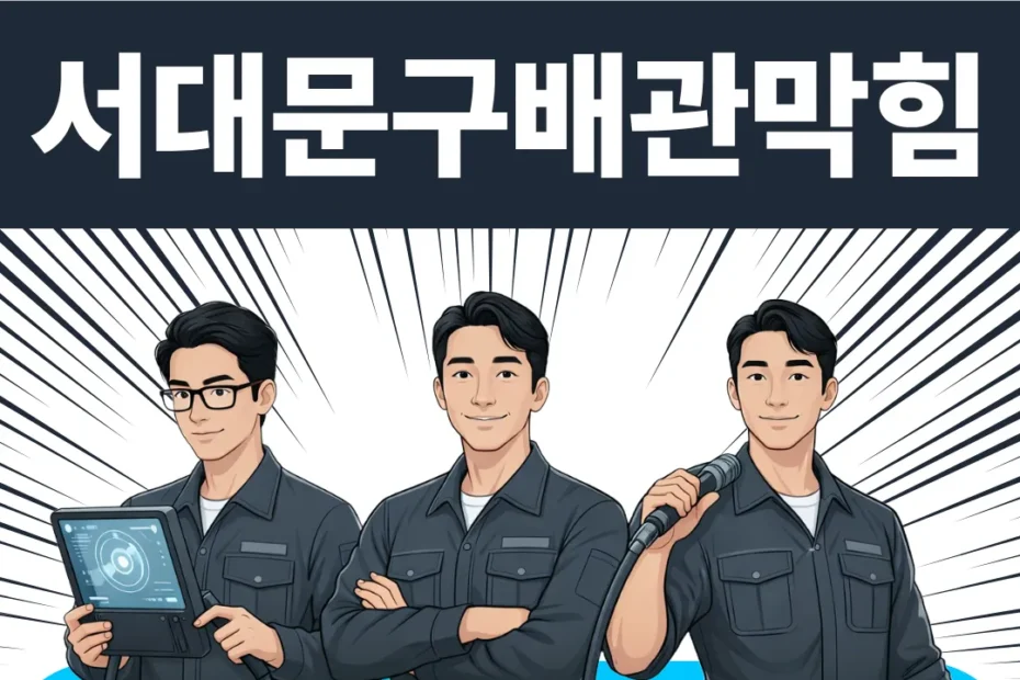 서대문구 배관막힘