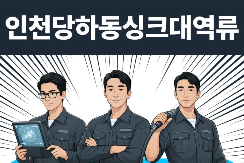인천 당하동 싱크대역류