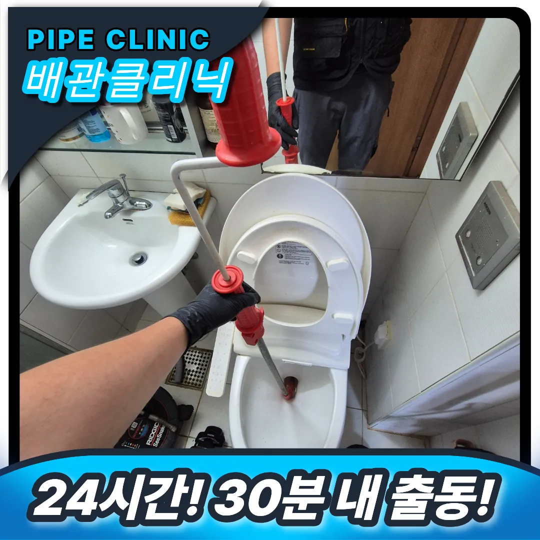 변기 이물질 제거
