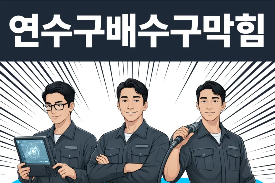 연수구 배수구막힘