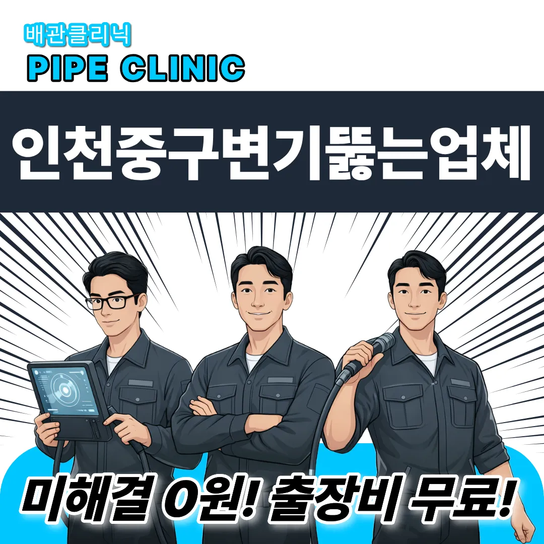 인천 중구 변기 뚫는 업체