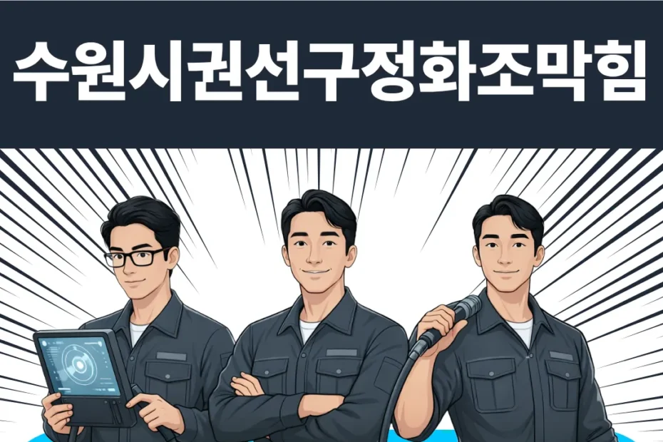 수원시 권선구 정화조막힘