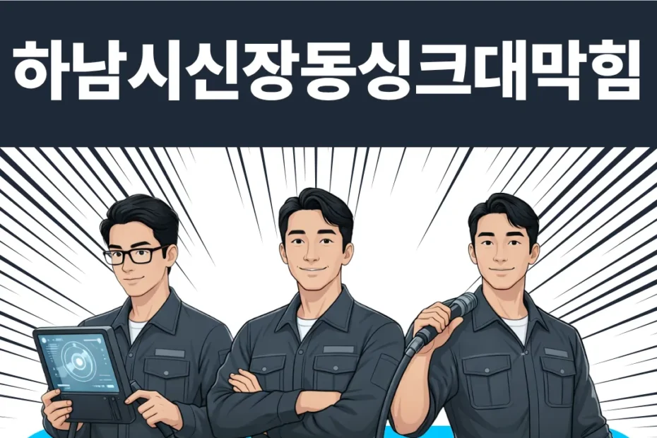 하남시 신장동 싱크대막힘