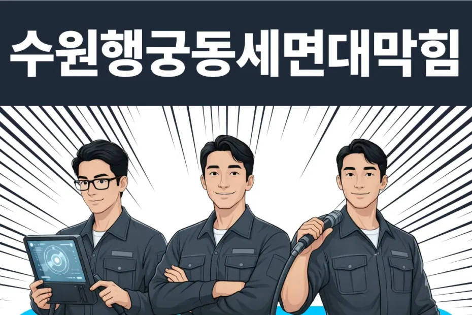 수원 행궁동 세면대막힘
