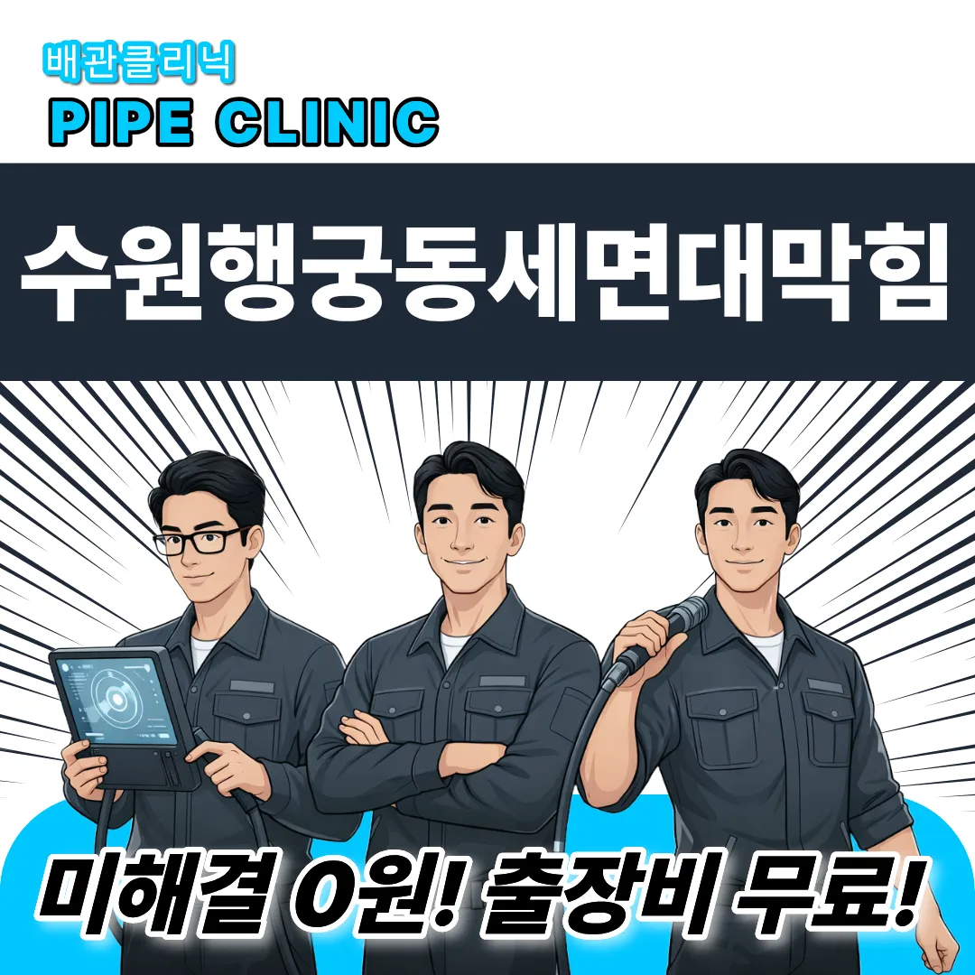 수원 행궁동 세면대막힘