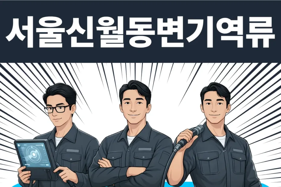 서울 신월동 변기역류